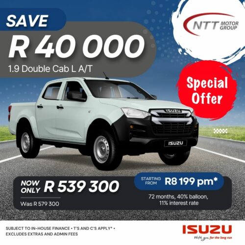 1.9 Double Cab L A/T image from NTT Isuzu
