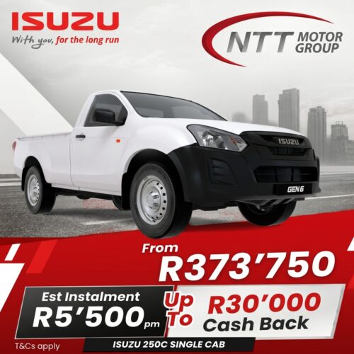 Isuzu 250C Single Cab special offer from NTT Isuzu