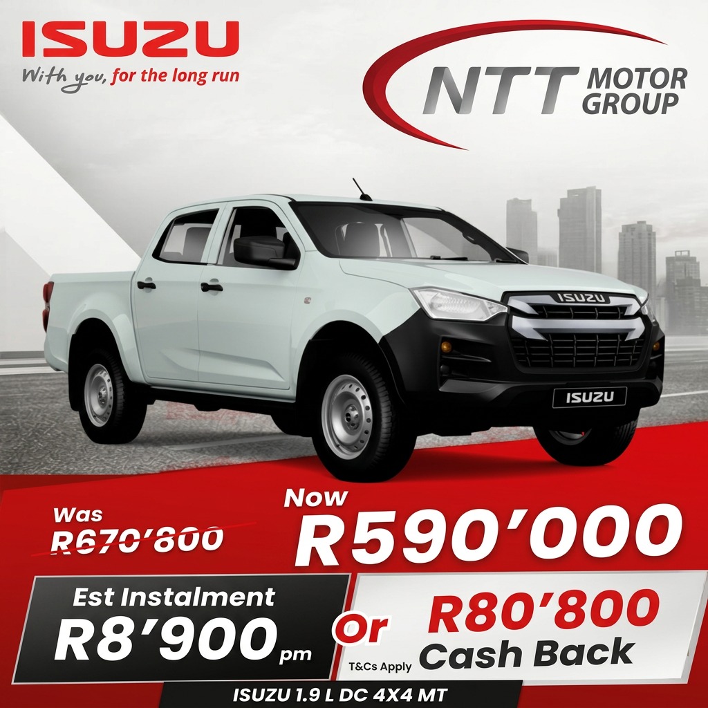 Isuzu D-Max 1.9 LS DC 4×4 MT Special Offer