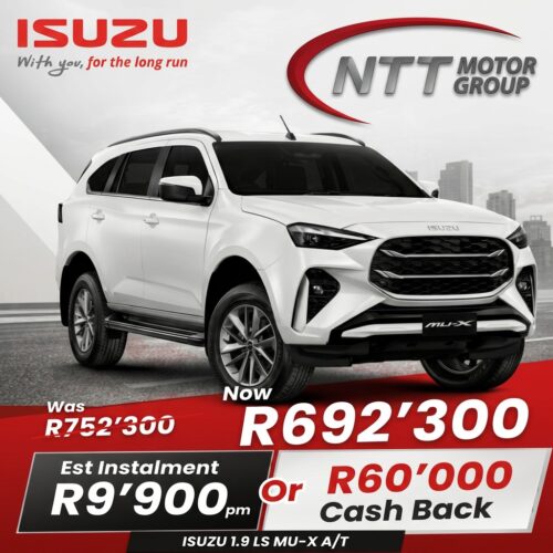 Isuzu MU-X 1.9 LS A/T special offer from NTT Isuzu