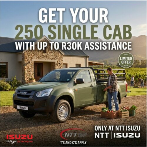 Isuzu 250 Single Cab special offer from NTT Isuzu