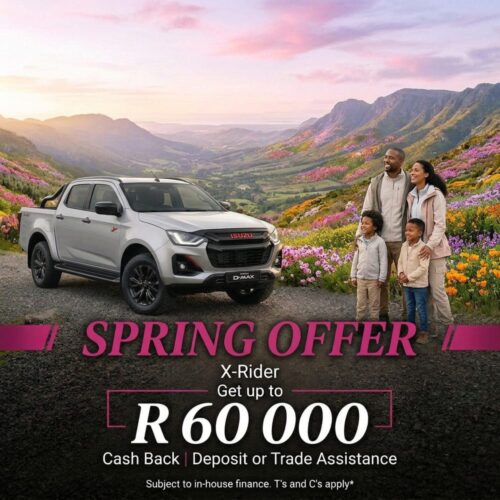 Isuzu D-MAX X-Rider special offer from NTT Isuzu